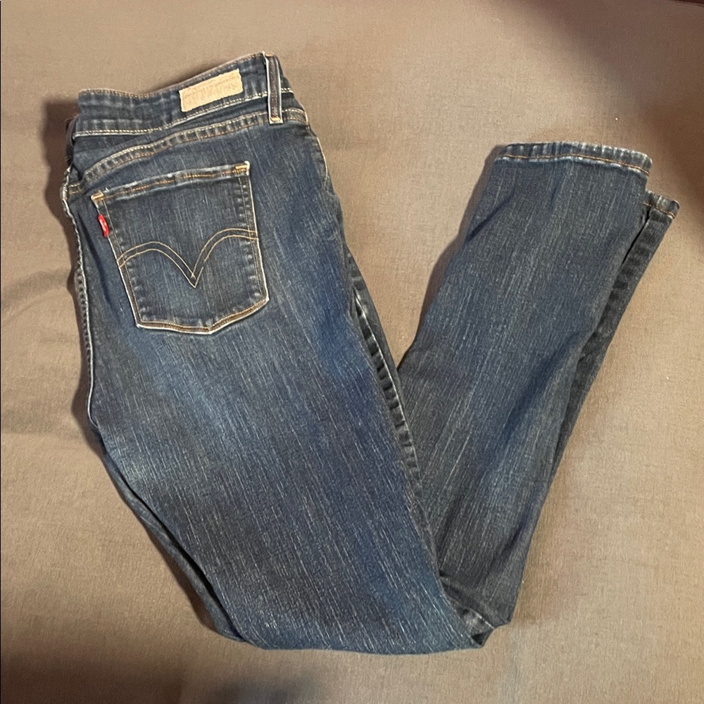 Levi's Vintage Women's Dark Blue Stretch Leggings!! Size 14